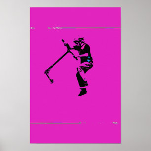 Tailslag-scootertaartuur - Stuntscooterrijder Poster