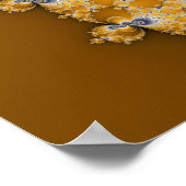 Tailspin - Fractale kunst Poster (Hoek)