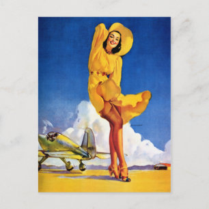 Tailwinds draaien omhoog briefkaart