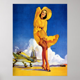 Tailwinds draaien omhoog poster