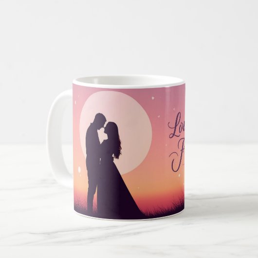 T'aime pour toujours | Mug romantique de la Saint- (Devant gauche)