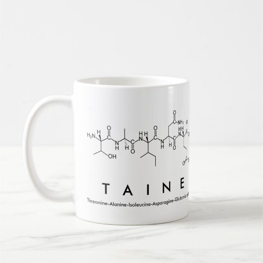 Taine peptide nom mug (Gauche)