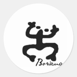 Taino Coqui Ronde Sticker