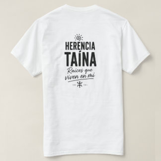 Taíno-erfenis leeft in mij Puerto Rico trots T-shirt