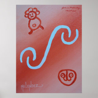 Taino Jeroglificos Poster