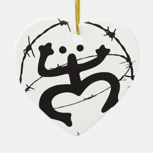 Taino Nativo Keramisch Ornament (Voorkant)