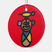 Taino Symbool Circle Ornament (Links)