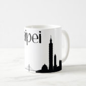 Taïpeh, tasse de cadeau de point de repère de (Devant droit)