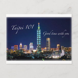 Taipei 101 briefkaart