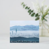 Taipei 101 briefkaart (Staand voorkant)