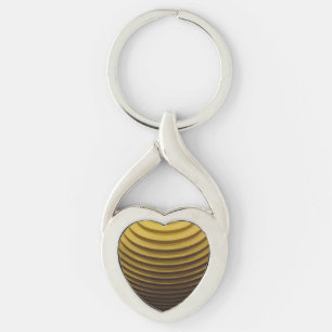Taipei 101 Damper Heart Keychain