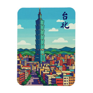 Taipei 101 magneet