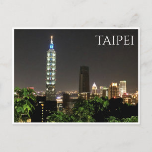 taipei 101 skyline briefkaart