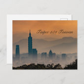 Taipei 101 Taiwan Briefkaart (Voorkant / Achterkant)