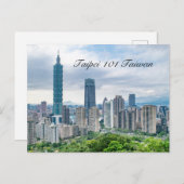 Taipei 101 Taiwan Briefkaart (Voorkant / Achterkant)
