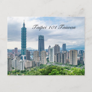 Taipei 101 Taiwan Briefkaart