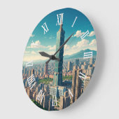 Taipei 101 Taiwan Grote Klok (Hoek)