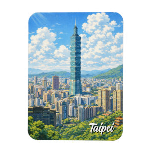 Taipei 101 Taiwan Magneet