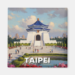 Taipei CKS-herdenkingsmonument Taiwan Magneet