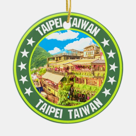 Taipei Keramisch Ornament (Voorkant)