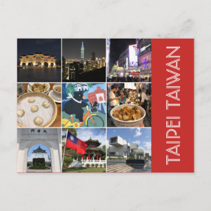 taipei scènes briefkaart