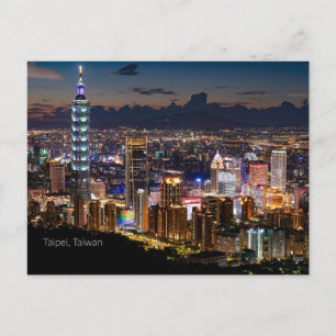 Taipei, Taiwan Briefkaart