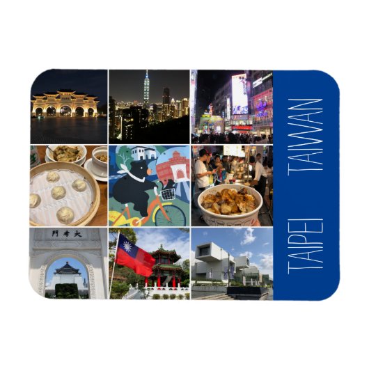 taipei taiwan magneet (Horizontaal)