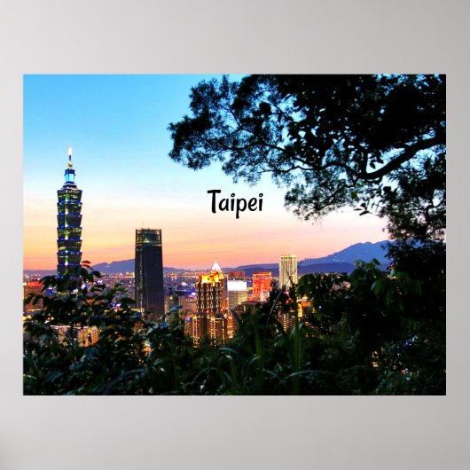 Taipei, Taiwan Poster (Voorkant)