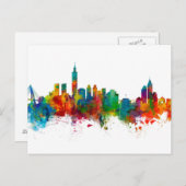 Taipei Taiwan Skyline Briefkaart (Voorkant / Achterkant)