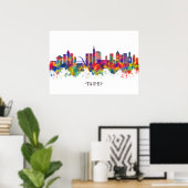 Taipei Taiwan Skyline Poster (Thuiskantoor)