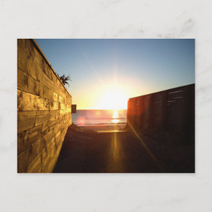 Tairua Beach Walkway Sunrise New Zealand Briefkaar Briefkaart