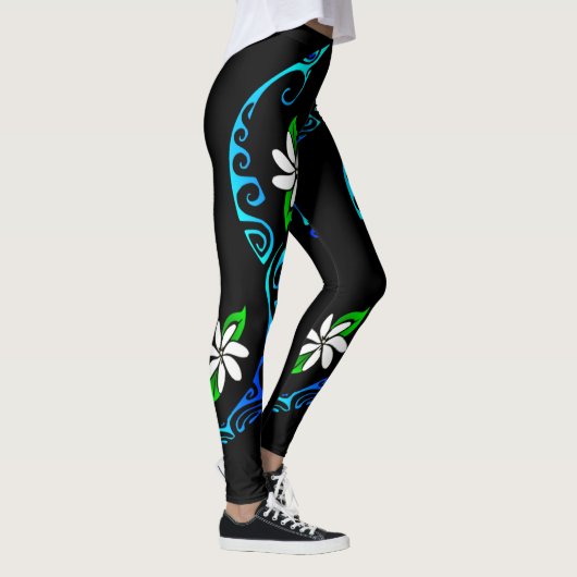 TAITIARE (blauw) Leggings (Rechts)