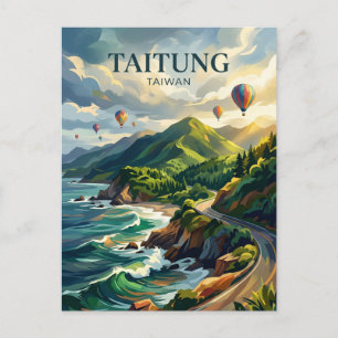 Taitung City Taiwan Briefkaart