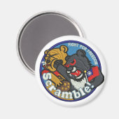 Taiwan Air Force Scramble Patch Magnet Magneet (Voorkant / Achterkant)