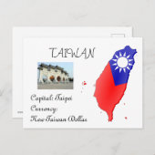 Taiwan Briefkaart (Voorkant / Achterkant)