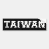 Taiwan Bumpersticker (Voorkant)