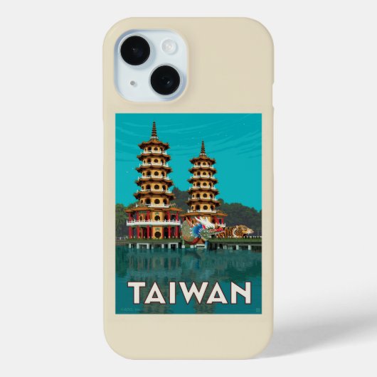 Taiwan | Draak- en tijgerpagodes Case-Mate iPhone Case (Achterkant)
