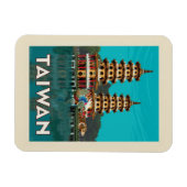 Taiwan | Draak- en tijgerpagodes Magneet (Horizontaal)