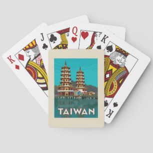 Taiwan Draak- en tijgerpagodes Pokerkaarten