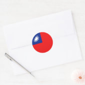 Taiwan Fisheye Flag Sticker (Envelop)