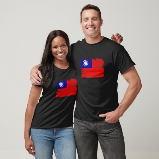 Taiwan Flag Pride Friendship Proud Peace R T-shirt (Unisex)