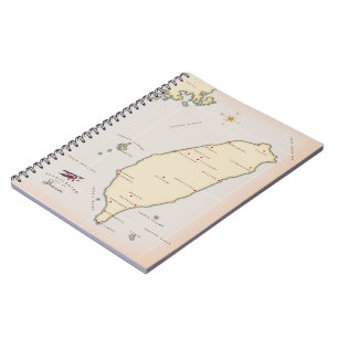 Taiwan Kaart Notitieboek