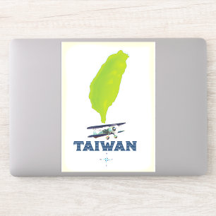 Taiwan-kaart Sticker