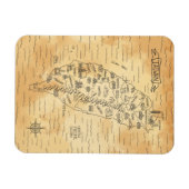 Taiwan Map Magnet Magneet (Horizontaal)