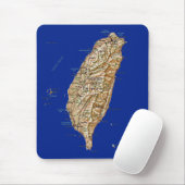 Taiwan Map Mousepad Muismat (Met muis)