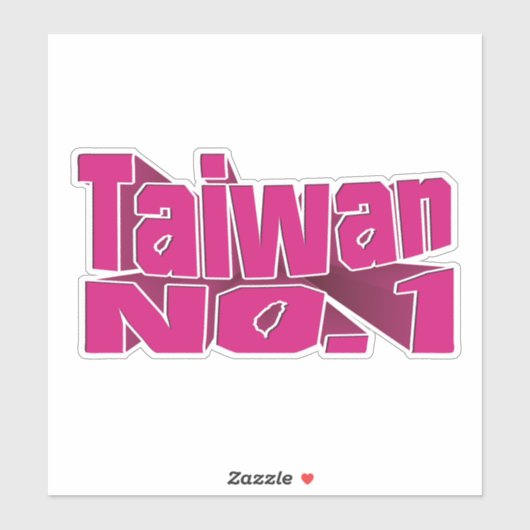 Taiwan no.1_Team Taiwan Sticker (Vel)