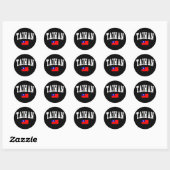 Taiwan stijl ronde sticker (Vel)