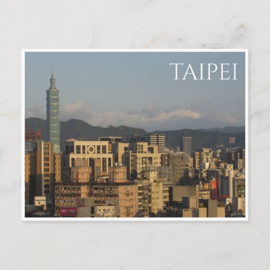 taiwan taipei 101 briefkaart (Voorkant)
