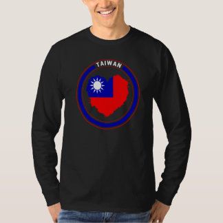 Taiwan Taiwan Flag Heart Support Chinese Taiwanese T-shirt