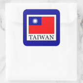 Taiwan Vierkante Sticker (Tas)